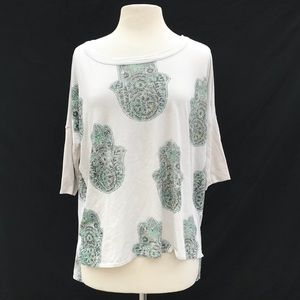 Chaser: Green Hamsa 3/4 Sleeve